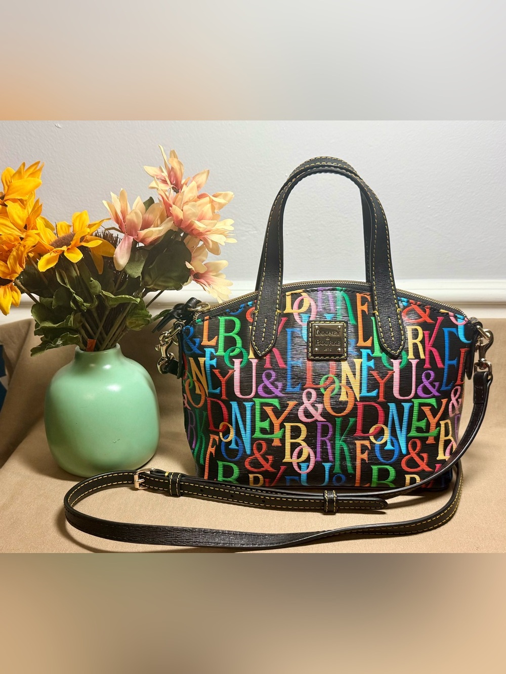 ✨ Authentic Dooney & Bourke Retro Grafica Mini Tote — Limited Edition ✨
